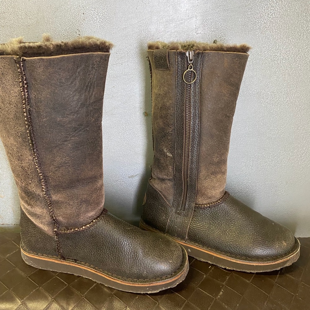 EMU Sheepskin-Lined Boot in Brown